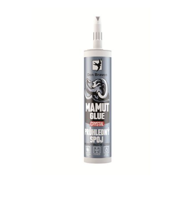 Den Braven Lepidlo MAMUT GLUE Crystal 290 ml, transparentné