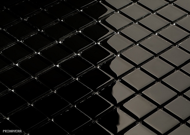  Mozaika sklenená čierna vysoký lesk