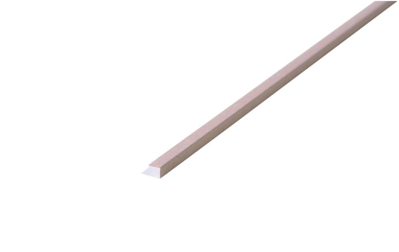 Ukončovacia lišta PVC hnedá 2,5 mm