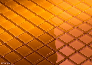 Mozaika sklenená oranžová