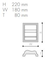 Konzola CA10 light  180 x 220 