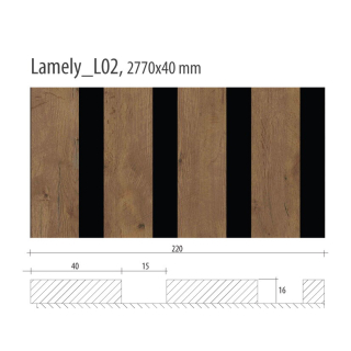 Lamelový panel L02