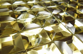Mozaika sklenená zlatá diamond